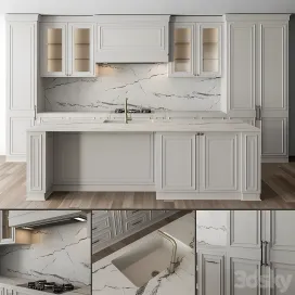 Kitchen neo classic white